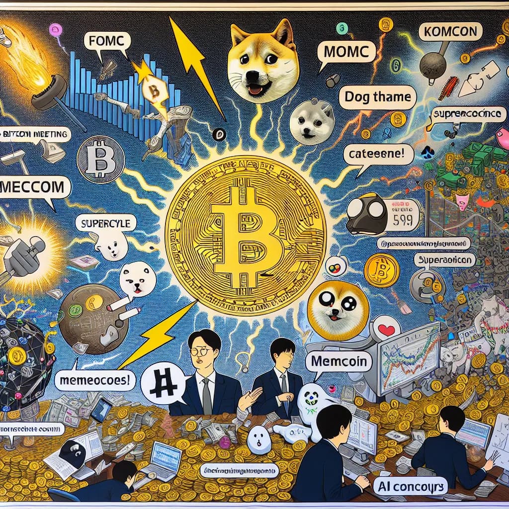 미국 FOMC 회의록 앞두고 비트코인 상승과 밈코인 슈퍼사이클 주목