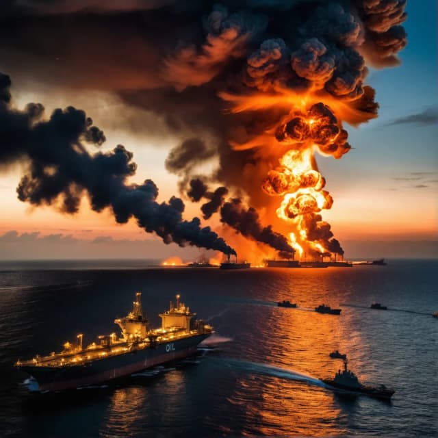 40% 폭등, 이란 석유 허브 공습… 트럼프의 중동 압박