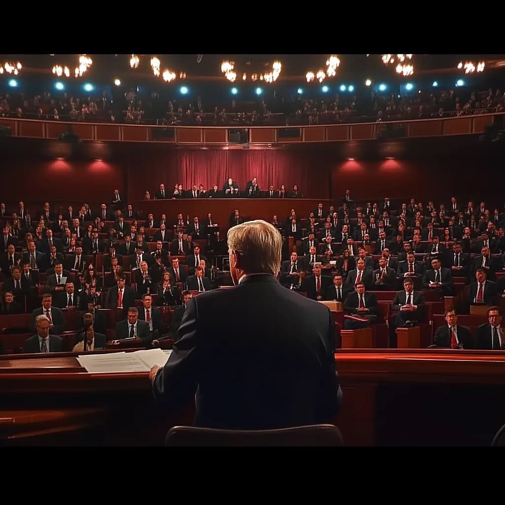 Trump Delivers Joint Address to Congress, Pushing Tariffs and Fiscal Cuts