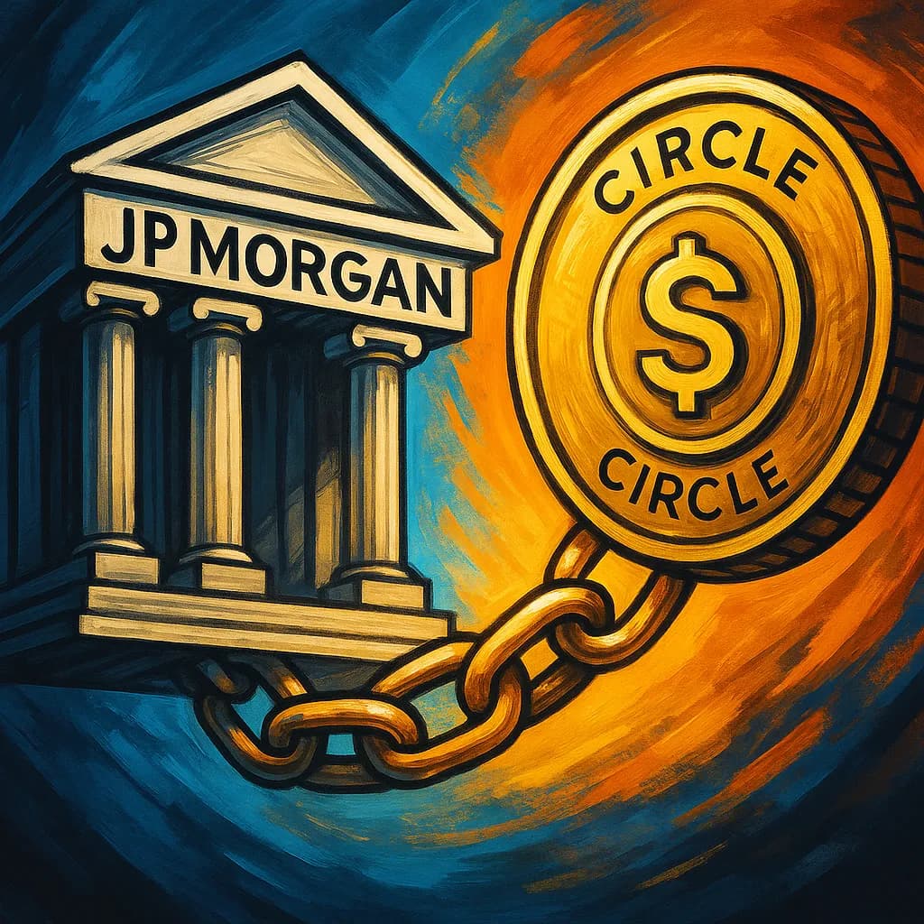 JP Morgan and Circle Lead On-Chain Finance Shake-Up
