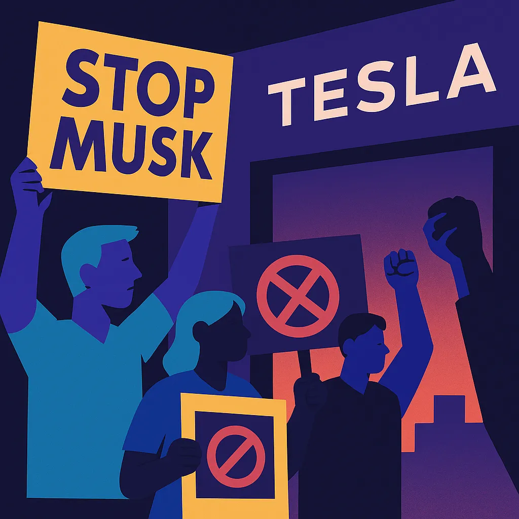 Elon Musk faces backlash over political involvement as Tesla brand comes under pressure