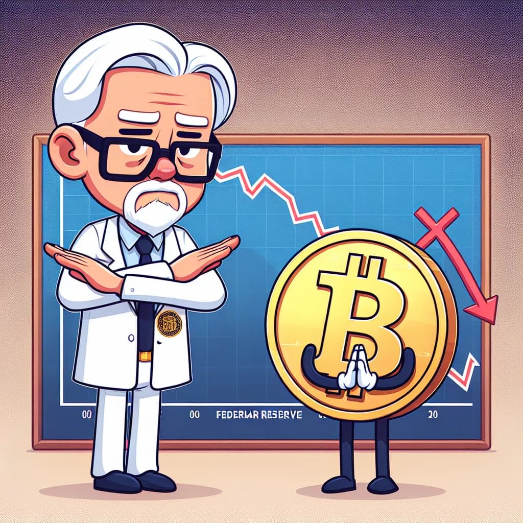 Jerome Powell Says Cannot Hold Bitcoin, Leading to Bitcoin Price Plunge