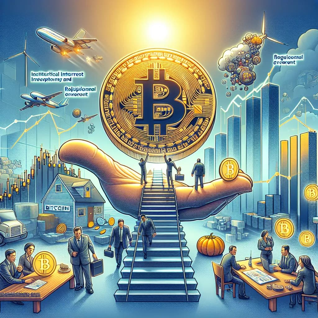 Bitcoin price surpasses $57,000, 5% rebounding