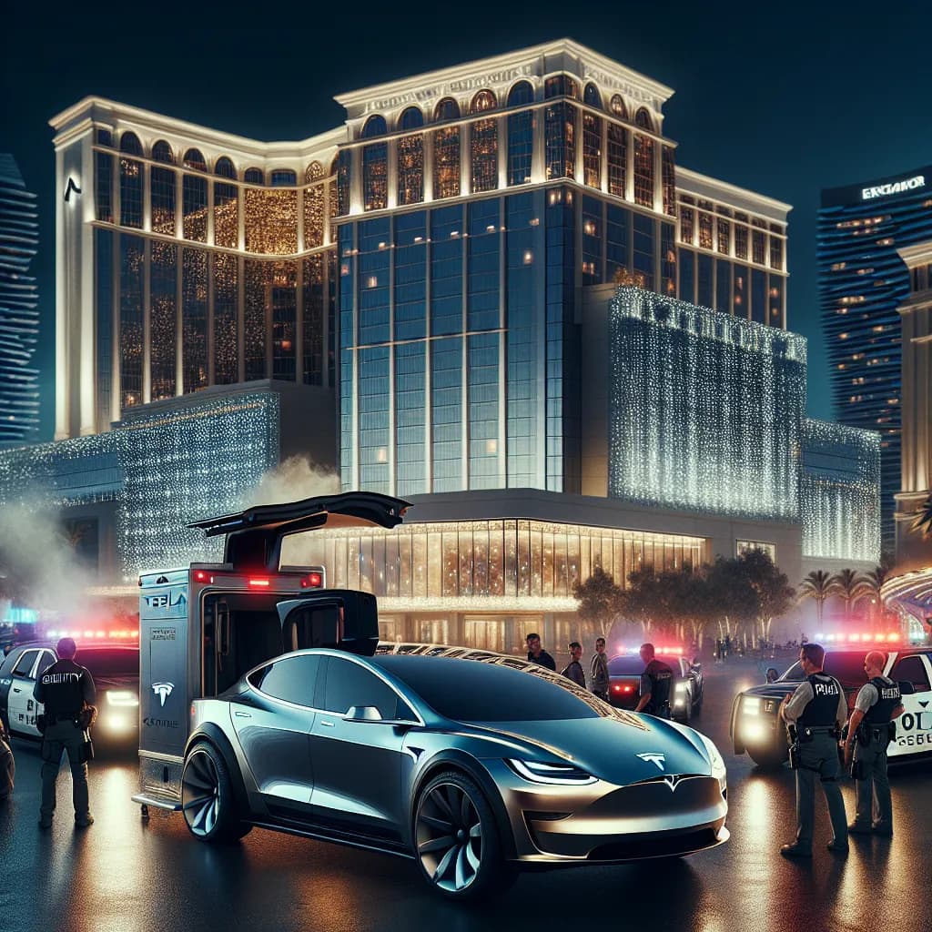 Tesla Cybertruck Explosion at Trump Hotel Sparks Investigation and Market Shakeup