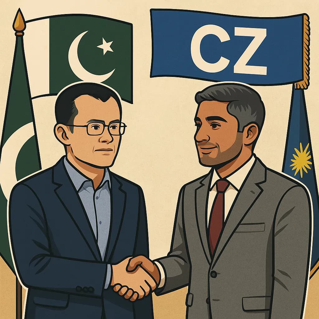Pakistan Appoints Binance Founder CZ to Boost Blockchain and Web3 Push